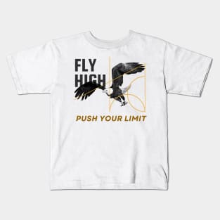 Fly High: Push Your Limits with Eagle Spirit Kids T-Shirt